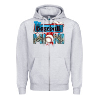 Heather Grey baseball mini with leopard Zipper Hoodie - Zillion Design Studio