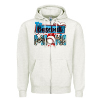 Oatmeal Heather baseball mini with leopard Zipper Hoodie - Zillion Design Studio