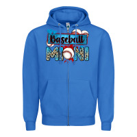 True Royal baseball mini with leopard Zipper Hoodie - Zillion Design Studio