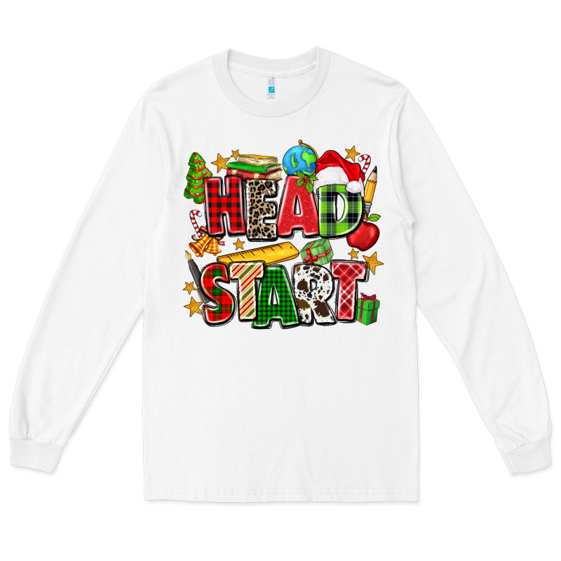 Head Start Christmas Long Sleeve Tee by Zillion Design Studio | Teevron
