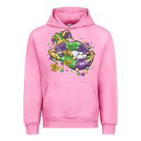 Fuchsia Pink mardi gras lips Urban Hoodie - MaliasSmallBusiness