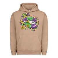 Pigment Burro mardi gras lips Urban Hoodie - MaliasSmallBusiness