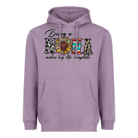 Lavender being nana makes my life complate Heavyweight Hoodie - CowhideDigitalArt