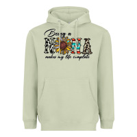 Matcha being nana makes my life complate Heavyweight Hoodie - CowhideDigitalArt