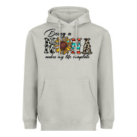 Moon Dust being nana makes my life complate Heavyweight Hoodie - CowhideDigitalArt