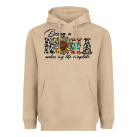Mushroom being nana makes my life complate Heavyweight Hoodie - CowhideDigitalArt
