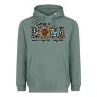 Sage being nana makes my life complate Heavyweight Hoodie - CowhideDigitalArt