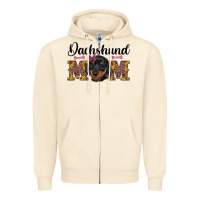 Sandshell western dachshund mom Zipper Hoodie - RanaPortraitStore