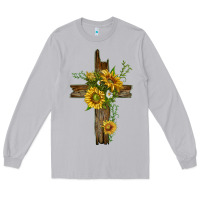 Moon Dust sunflower cross Long Sleeve Tee - texasbilliewilder