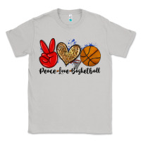 Moon Dust peace love basketball Classic Tee - Zillion Design Studio