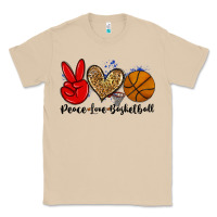 Mushroom peace love basketball Classic Tee - Zillion Design Studio