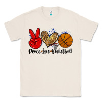 Natural peace love basketball Classic Tee - Zillion Design Studio
