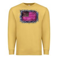 Antique Gold Old Leopard American Flag Premium Sweatshirt - Bettercallsaul