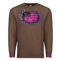 Chestnut Old Leopard American Flag Premium Sweatshirt - Bettercallsaul
