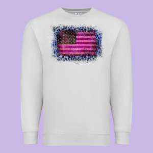 Old Leopard American Flag Premium Sweatshirt Designed By Bettercallsaul