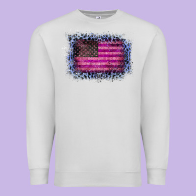 Old Leopard American Flag Premium Sweatshirt Designed By Bettercallsaul