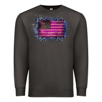 Smoke Old Leopard American Flag Premium Sweatshirt - Bettercallsaul