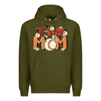 Army Green t ball mom Premium Hoodie - MaliasSmallBusiness