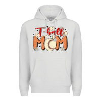 Dove Grey t ball mom Premium Hoodie - MaliasSmallBusiness