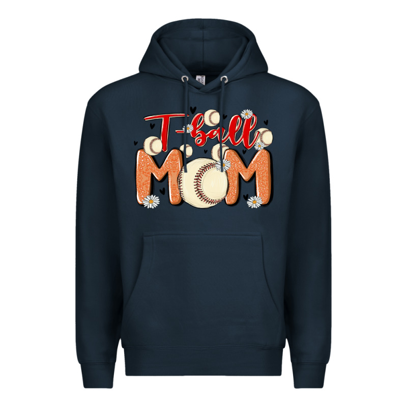 T Ball Mom Premium Hoodie by MaliasSmallBusiness | Teevron