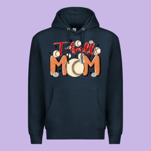 T Ball Mom Premium Hoodie Designed By Maliassmallbusiness