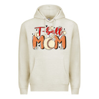 Oatmeal Heather t ball mom Premium Hoodie - MaliasSmallBusiness