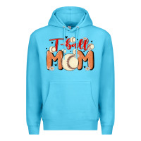 Ocean Blue t ball mom Premium Hoodie - MaliasSmallBusiness