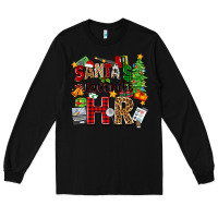 Black santa's favorite hr Long Sleeve Tee - Zillion Design Studio