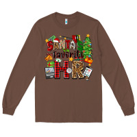 Chestnut santa's favorite hr Long Sleeve Tee - Zillion Design Studio