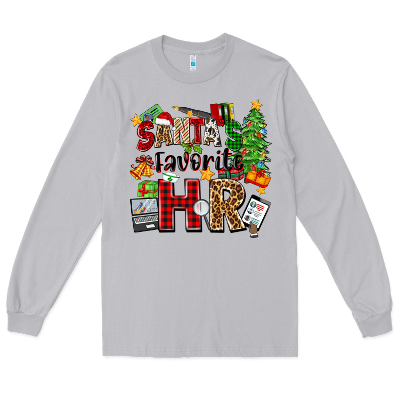 Santa's Favorite Hr Long Sleeve Tee by Zillion Design Studio | Teevron