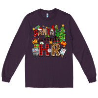 Plum santa's favorite hr Long Sleeve Tee - Zillion Design Studio