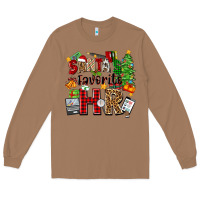Toasted Coconut santa's favorite hr Long Sleeve Tee - Zillion Design Studio