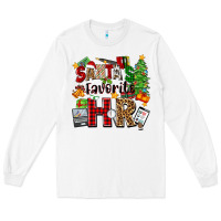 White santa's favorite hr Long Sleeve Tee - Zillion Design Studio