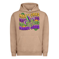 Pigment Burro mardi gras with fleur de lis Urban Hoodie - MaliasSmallBusiness