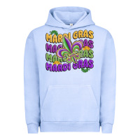 Pigment Grape Ice mardi gras with fleur de lis Urban Hoodie - MaliasSmallBusiness