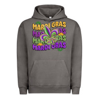 Pigment Tornado mardi gras with fleur de lis Urban Hoodie - MaliasSmallBusiness