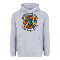 Heather Grey blessed is the nation whose god is the lord Heavyweight Hoodie - CowhideDigitalArt