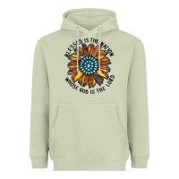 Matcha blessed is the nation whose god is the lord Heavyweight Hoodie - CowhideDigitalArt
