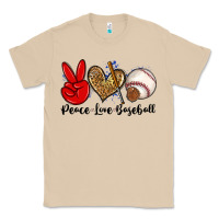 Mushroom peace love baseball Classic Tee - Zillion Design Studio