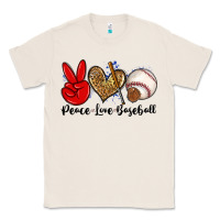 Natural peace love baseball Classic Tee - Zillion Design Studio