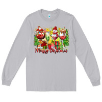 Moon Dust merry christmas wine glasses Long Sleeve Tee - Zillion Design Studio