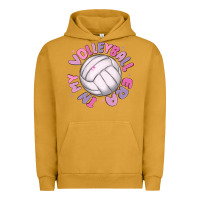 Pigment Peanut Butter in my volleyball era Urban Hoodie - MaliasSmallBusiness