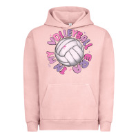 Pigment Salmon in my volleyball era Urban Hoodie - MaliasSmallBusiness