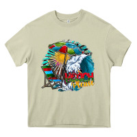 Mossy beach please Heavy Core Tee - CowhideDigitalArt