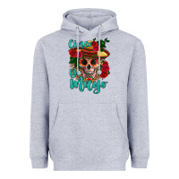 Heather Grey cinco de mayo skull Heavyweight Hoodie - HRA Design Shop