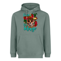 Sage cinco de mayo skull Heavyweight Hoodie - HRA Design Shop