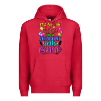 Cardinal bingo Premium Hoodie - MaliasSmallBusiness