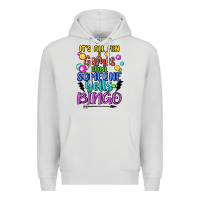 Dove Grey bingo Premium Hoodie - MaliasSmallBusiness