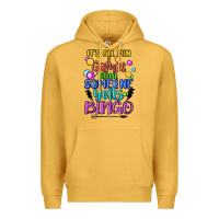 Mustard bingo Premium Hoodie - MaliasSmallBusiness