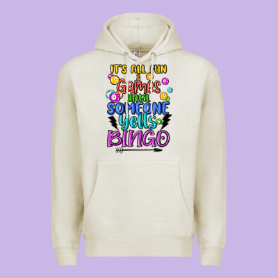 Bingo Premium Hoodie Designed By Maliassmallbusiness